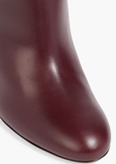 Jimmy Choo - Karter 85 leather ankle boots - Burgundy - EU 41.5