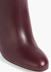 Jimmy Choo - Karter 85 leather knee boots - Burgundy - EU 36