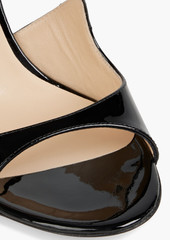 Jimmy Choo - Lang 100 patent-leather sandals - Black - EU 35