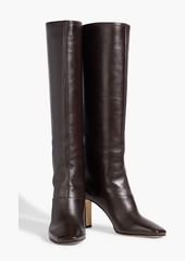 Jimmy Choo - Mahesa 85 leather knee boots - Brown - EU 35