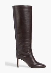 Jimmy Choo - Mahesa 85 leather knee boots - Brown - EU 35