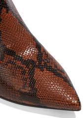 Jimmy Choo - Maxima 35 snake-effect leather knee boots - Animal print - EU 40