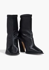 Jimmy Choo - Mica stretch-satin ankle boots - Black - EU 35