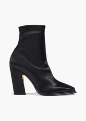 Jimmy Choo - Mica stretch-satin ankle boots - Black - EU 35