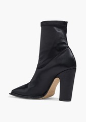 Jimmy Choo - Mica stretch-satin ankle boots - Black - EU 35