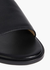 Jimmy Choo - Minea leather slides - Black - EU 35.5