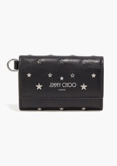 Jimmy Choo - Niki studded leather wallet - Black - OneSize