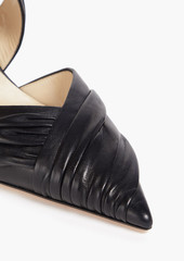 Jimmy Choo - Pleated leather pumps - Black - EU 36