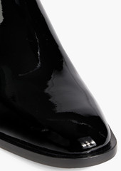 Jimmy Choo - Rourke Flat patent-leather Chelsea boots - Black - EU 34.5