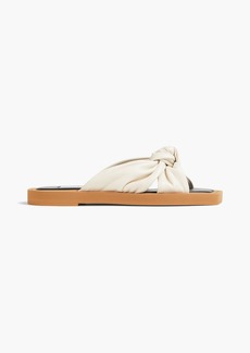 Jimmy Choo - Tropica knotted leather sandals - White - EU 35