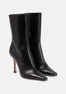 Jimmy Choo Agathe 100 leather ankle boots