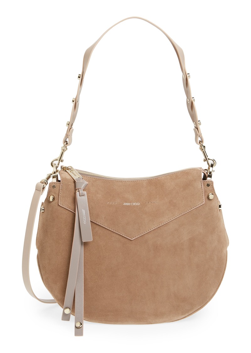 jimmy choo suede bag