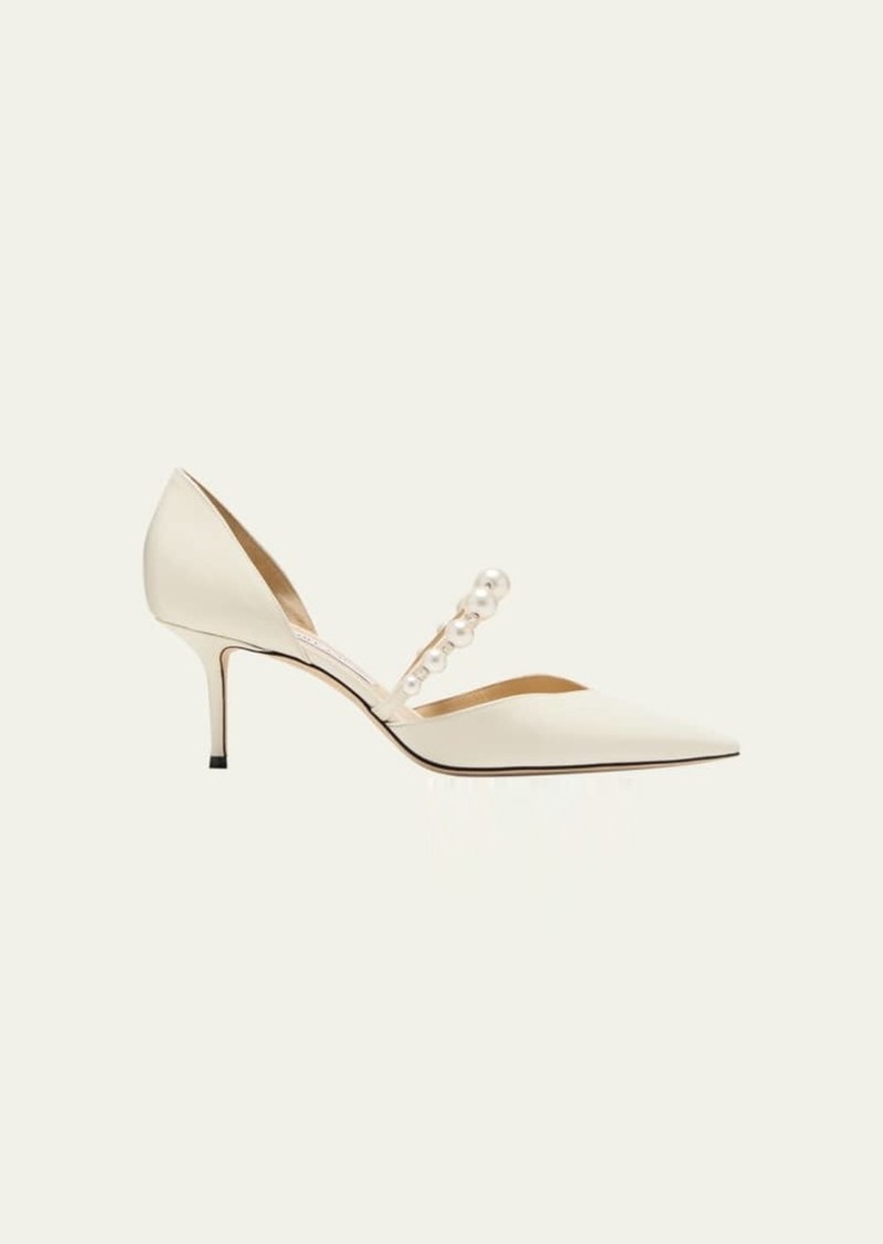 Jimmy Choo Aurelie d'Orsay Pearly Band Pumps