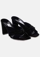 Jimmy Choo Avenue 85 velvet mules