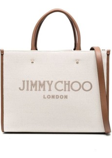JIMMY CHOO Avenue M Tote canvas shopping bag