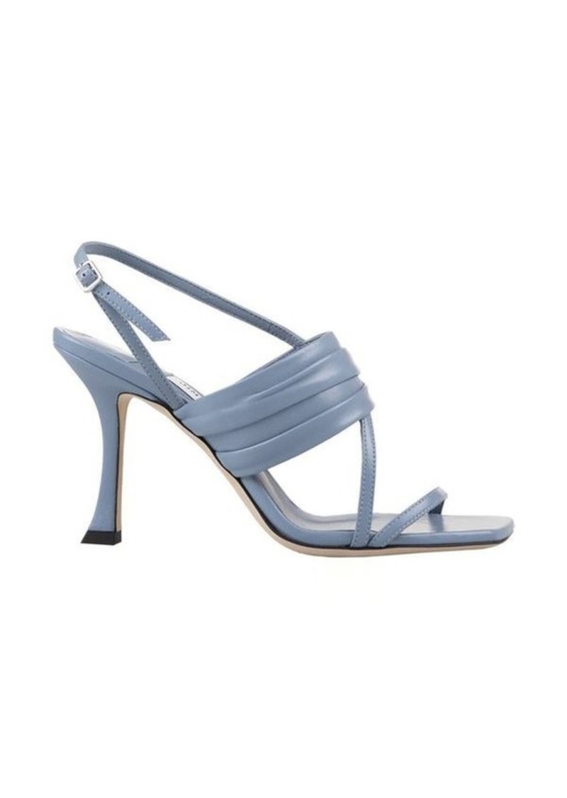 JIMMY CHOO Beziers 90 Sandals In Smoky Nappa