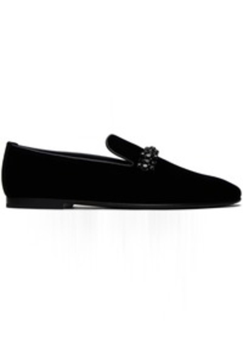 Jimmy Choo Black Bing Loafers