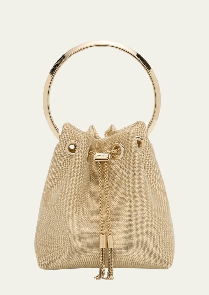 Jimmy Choo Bon Bon Drawstring Bucket Bag