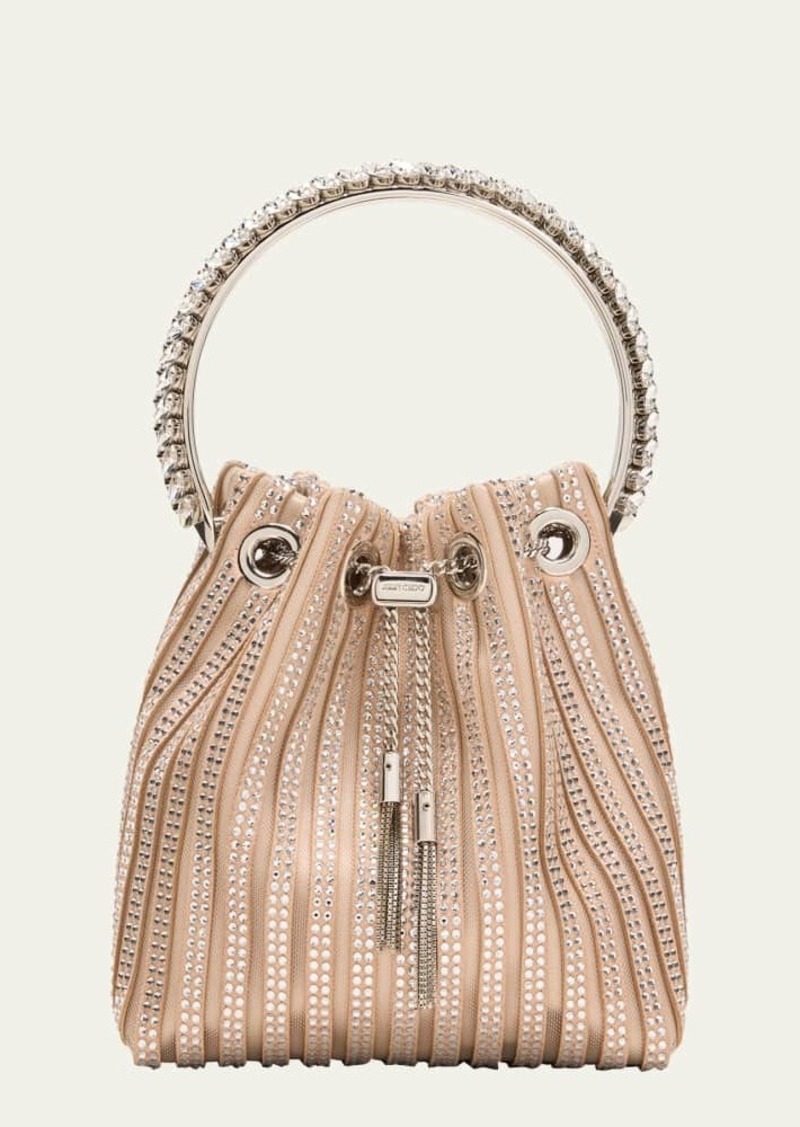 Jimmy Choo Bon Bon Embellished Bucket Bag