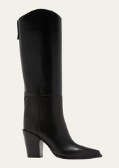 Jimmy Choo Cece Leather Western Knee Boots