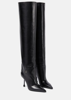Jimmy Choo Cycas 95 leather over-the-knee boots
