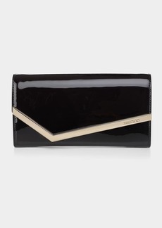 Jimmy Choo Emmie Patent Leather Clutch Bag