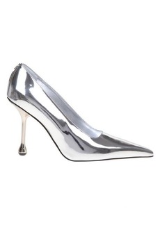 JIMMY CHOO LAMINATED LEATHER PUMPS