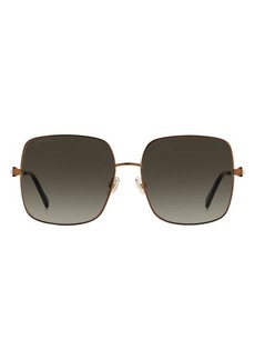 Jimmy Choo Lilis 58mm Square Sunglasses