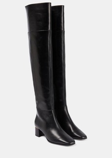 Jimmy Choo Loren 45 leather over-the-knee boots