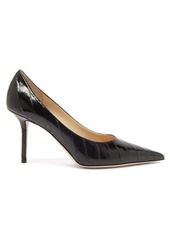 Jimmy Choo Love 85 point-toe leather pumps