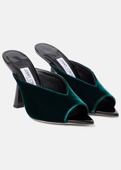 Jimmy Choo Maryanne 100 velvet mules