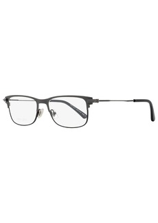 Jimmy Choo Men's Rectangular Eyeglasses JM006 807 Matte/Shiny Black 54mm