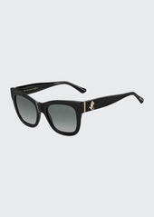 Jimmy Choo Oversized Square Acetate Sunglasses