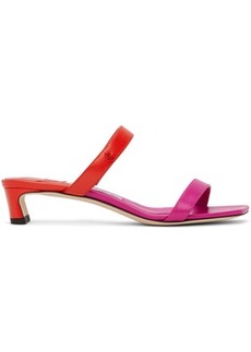 Jimmy Choo Pink & Red Kyda 35 Heeled Sandals