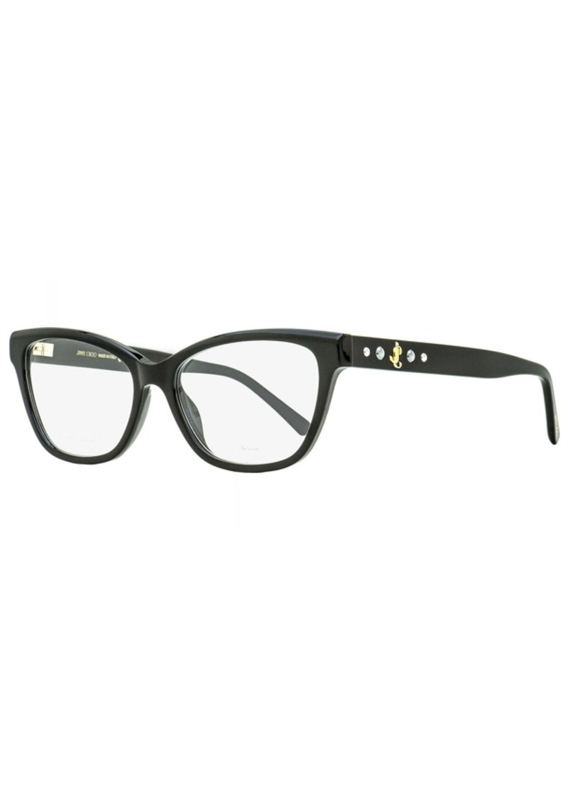 Jimmy Choo Women's Butterfly Eyeglasses JC334 807 Black 54mm