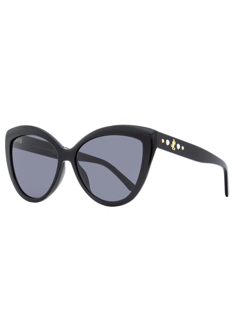 Jimmy Choo Women's Butterfly Sunglasses Sinnie 807IR Black 57mm