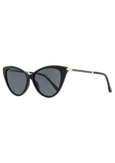 Jimmy Choo Women's Cat Eye Sunglasses Val 807IR Black/Gold 57mm