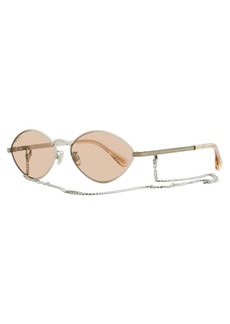 Jimmy Choo Women's Chain Sunglasses Sonny 9F62S Palladium/Peach 58mm