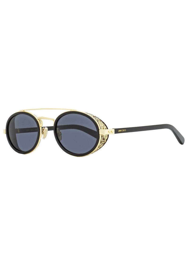 Jimmy Choo Women's Oval Sunglasses Tonie/S 2M2IR Black/Gold 51mm