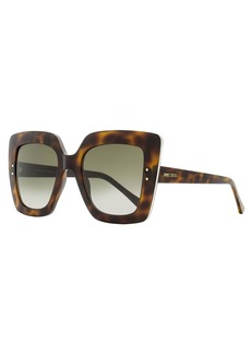 Jimmy Choo Women's Square Sunglasses Auri /G 086HA Havana 53mm