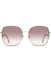 Jimmy Choo Mamie oversize-frame sunglasses