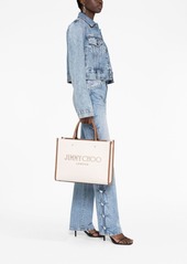 Jimmy Choo medium Avenue canvas tote bag