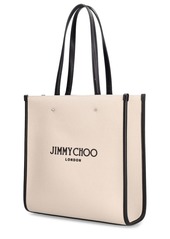 Jimmy Choo Medium Logo Tote Bag
