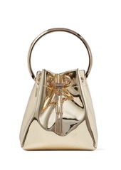 Jimmy Choo Bon Bon metallic-effect bucket bag