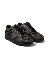 Jimmy Choo monogram-pattern lace-up sneakers