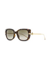Jimmy Choo Orla rectangular-frame sunglasses