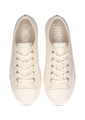 Jimmy Choo Palma Maxi Canvas & Leather Sneakers
