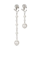 Jimmy Choo pearl-detail drop earrings