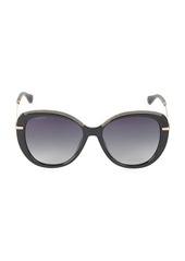 Jimmy Choo Phebe 56MM Cat Eye Sunglasses