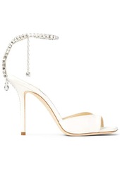 Jimmy Choo Saeda 100mm crystal-strap sandals